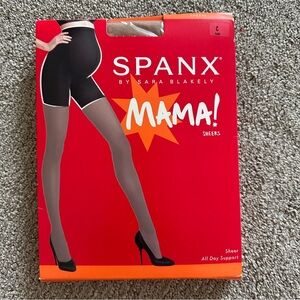 Spanx Sheers All Day Support Nude Size C Tummy Support Pantyhose‎